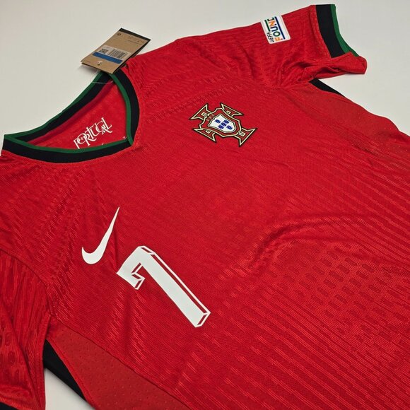 Cristiano Ronaldo Portugal Jersey #7 CR7 Red - Picture 9 of 12